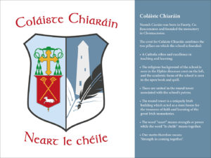 Colaiste Chiaran Crest and Explanation